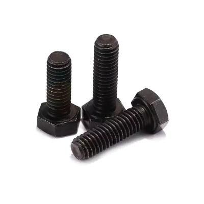 DIN 931 Thread 8.8 Grade Black Carbon Steel Hex Bolt