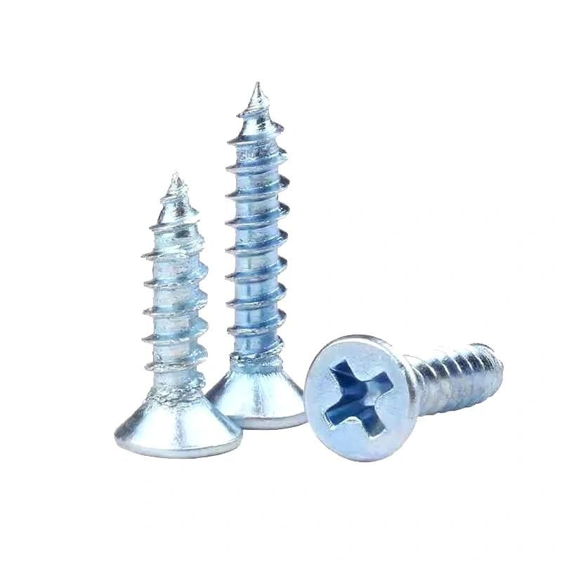 Cross Recessed Raised Countersunk Head Self Tapping Screw