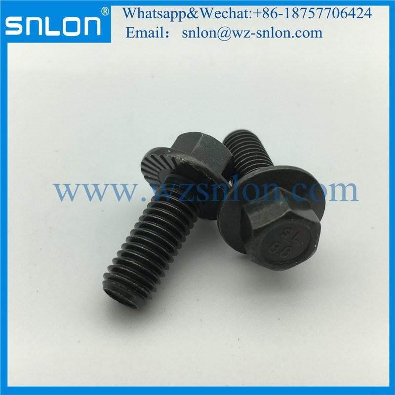 ISO 4162 Serrated Hexagon Flange Bolts with Tooth