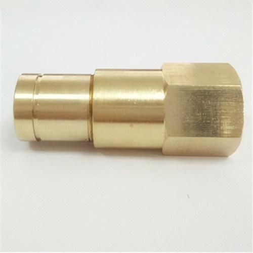 Staubli Rmi Series Brass Mold Hydraulic Hose Coupling with Valve