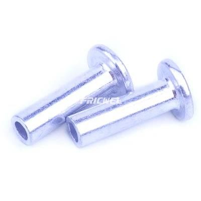 Fricwel Auto Parts Flat Head Semi-Tubular Aluminium Rivet for Brake Lining Ts16949 Certificate