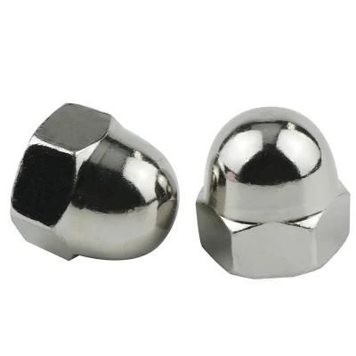 DIN1587 M2 M4 M6 M8 Carbon Stainless Steel Hexagon Hex Acorn Dome Cap Nut