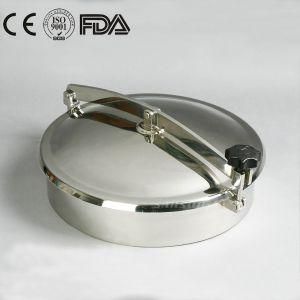Stainless Steel Sanitary Round Tank Manway Door Manhole Cover