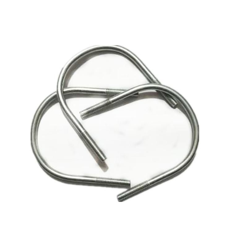 Zinc Plated Fastener Carbon Steel U-Bolt with Nuts and Washer Truck U Bolt