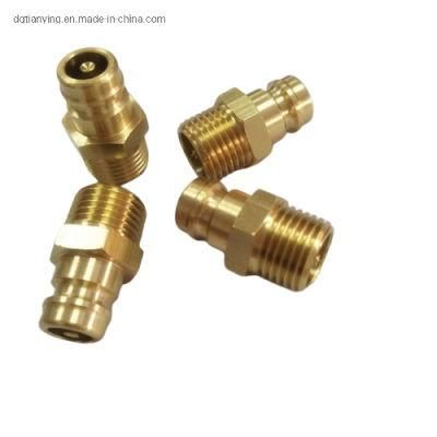 Hasco Brass Water Hydraulic Hose Fitting Shut off Pipe Nipple