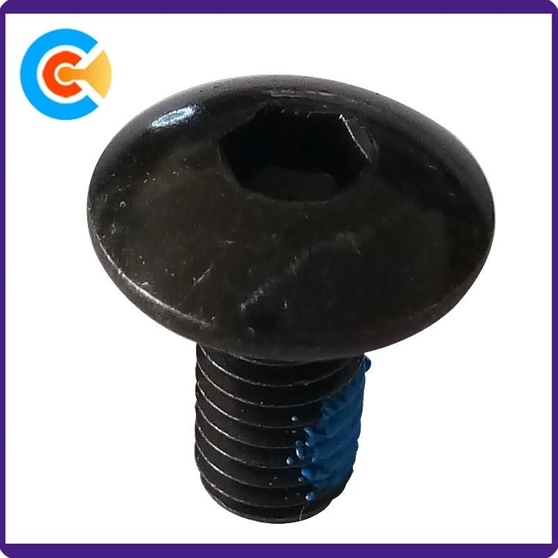 Customized M6 Machine Carbon Steel Screw Black Screw