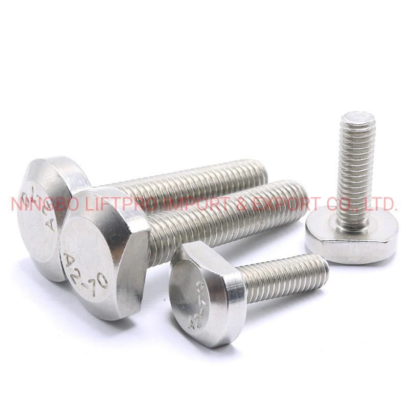 Stainless Steel 304 316 Awwa C111/A21.11 Mj T-Bolt with Nut, Washer, Carbon Steel. A242