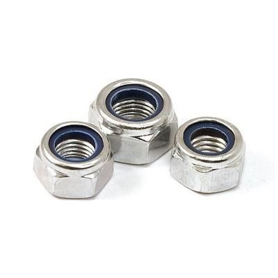 Nylon Insert Lock Nuts, Zinc Plated