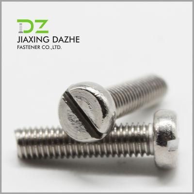DIN84 Slotted Cheese Head Machine Screws Stainless Steel Screw