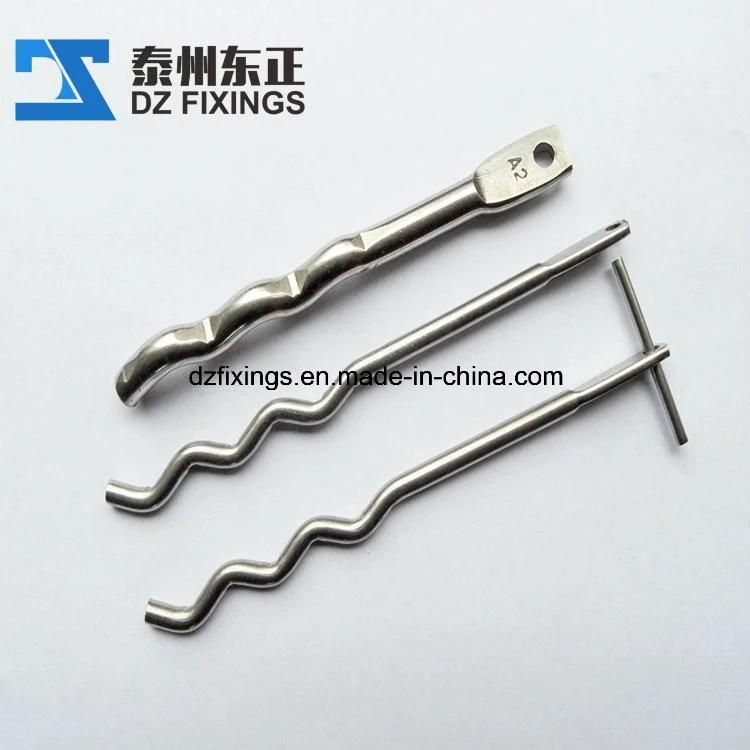 Corrugated Pin (Mortar Anchor) for Stone Fixing Systems