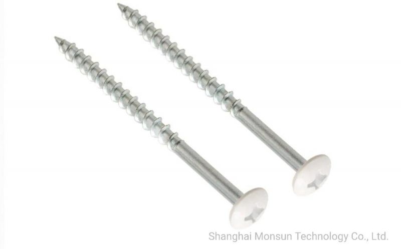 Painted Head Zinc Plated Carbon Steel Decorative Self-Tapping Screws