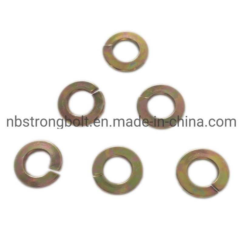 Sales Spring Washer with Yellow Zinc Plated