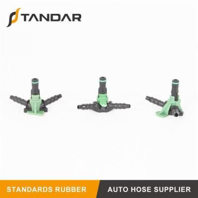 Y Type Common Rail Diesel Injector Leak off Pipe Connector