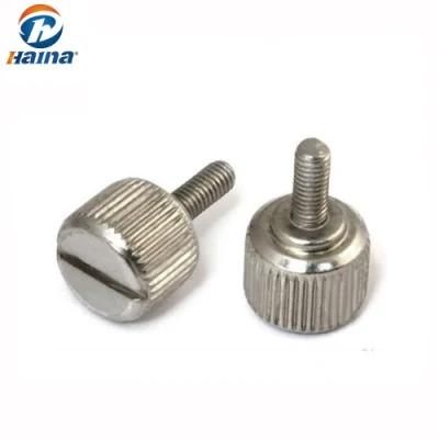 Slotted Knurled Head Thumb Screws