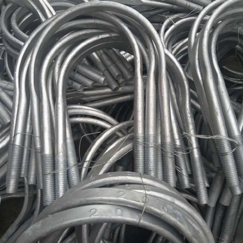 HDG Zinc Plated Galvanized A193 B7 Square U Bolt
