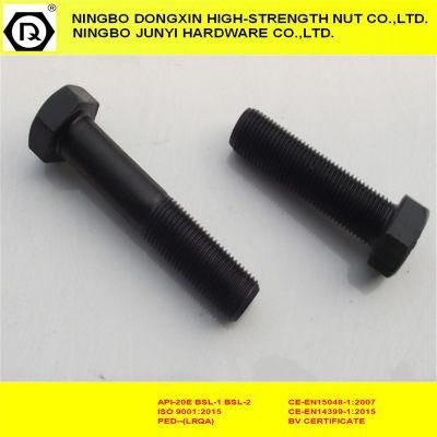 12.9 Hex Head Bolt Full Thread Black Fastener DIN933
