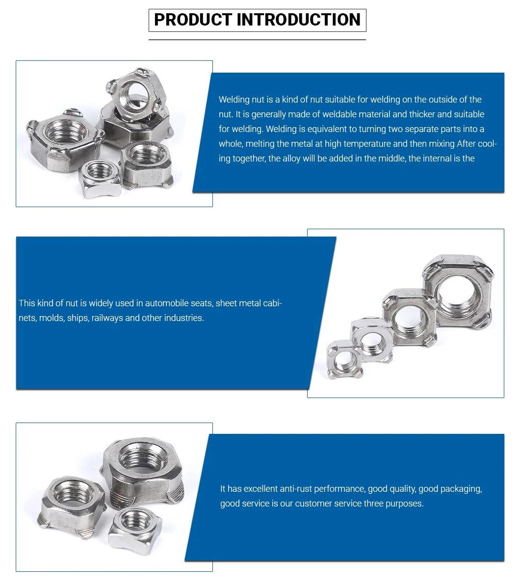 Stainless Steel 304 Square Weld Nut DIN 928 A2-70 Weld Nut