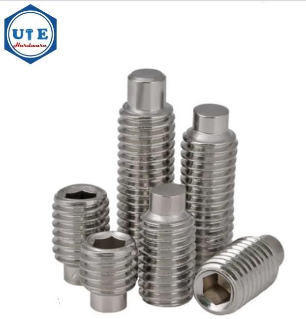 304/316 Stainless Steel Slotted Set Screw with Cone Point DIN553