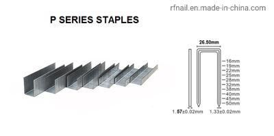 Factory Supply Direct Manufacturer in Anhui Galvanized P Series Staple Collated Nails in Anhui.