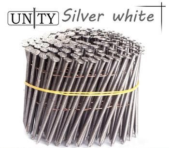 2.5mm*70mm Screw Shank Diamond Point Coil Nails for Pallet Industry