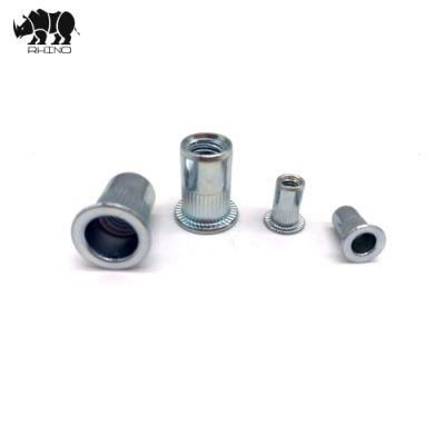 Flat Head Nut Thread Hex4 M4 M6 M8 M 16 Flat Head Rivet Nut