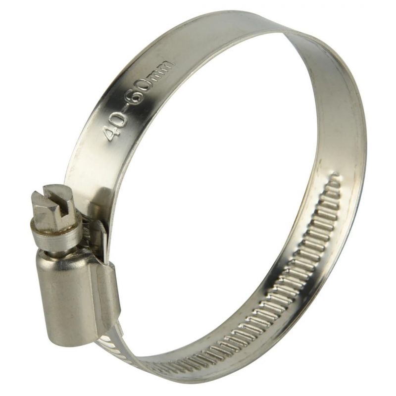 Galvanized Carbon Steel Zinc Plated Double Bolt Hose Clamp