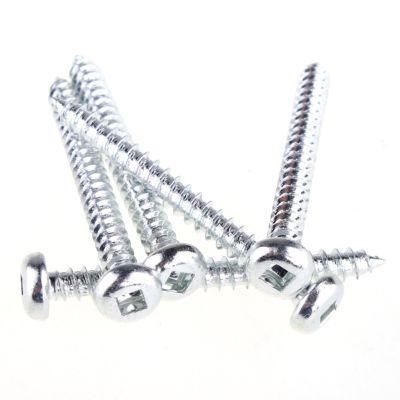 Nickel Plated Round Head Stainless Steel Square Hole Screw
