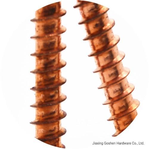 Semi-Recessed Copper Plated Self-Tapping Screws