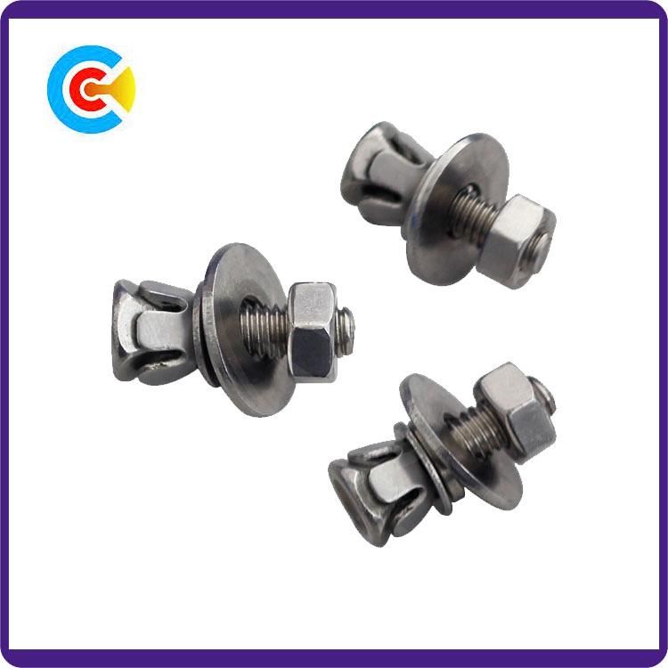 DIN/ANSI/BS/JIS Carbon-Steel/Stainless-Steel A2-70 Alien Countersunk Head Five Combination Screws