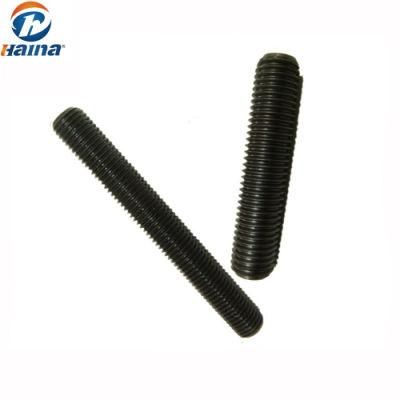 Gr 8.8 DIN975/976 Black Threaded Rod/Carbon Steel Rods M6-M76