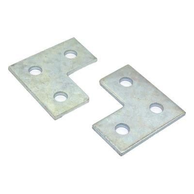 Factory Supply Three-Hole Plane L-Type Straight Connected Plane Three-Hole Angle Connectors C Section Steel Accessories Bracket Fasteners