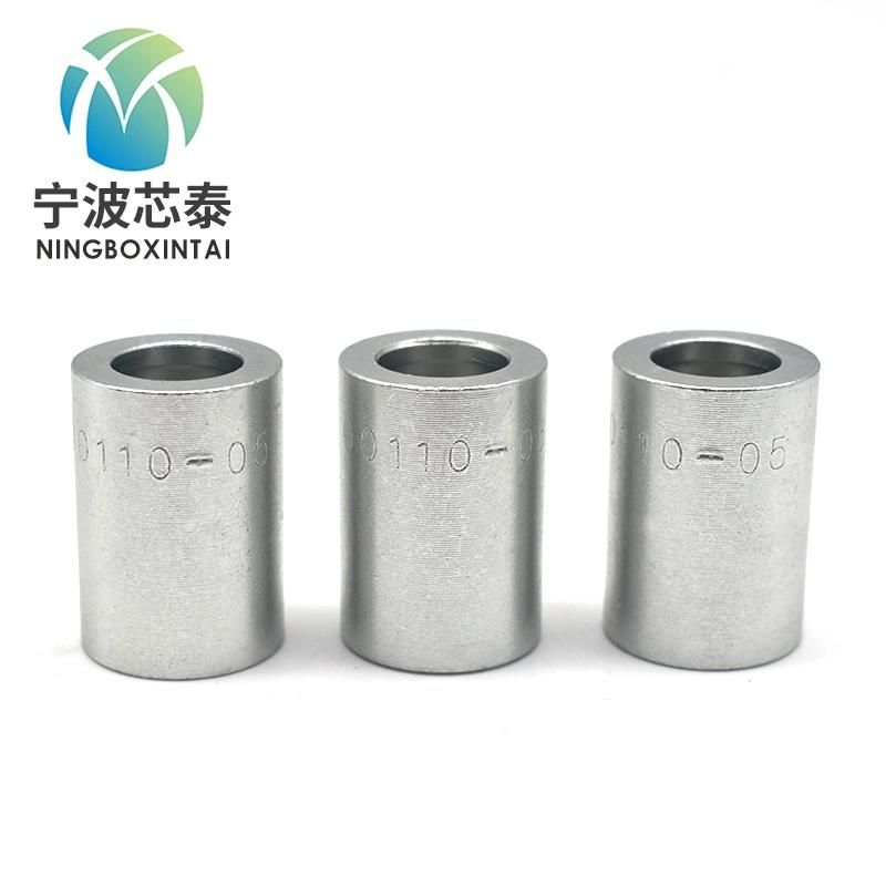 00110 Hydraulic Power Unit High Pressure Carbon Steel Material Ferrule for Rubber Hose