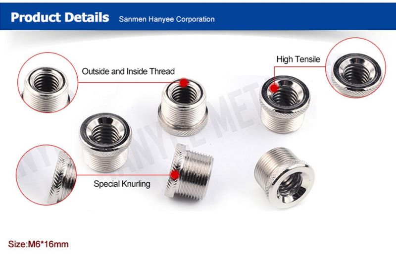 Standard Shape Fastener Accept OEM Thread Insert