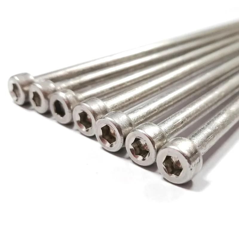 Stainless Steel Extra Long Cap Head Hexagon Socket Allen Machine Screws Bolts