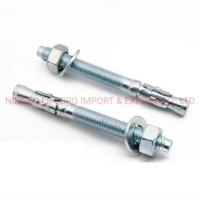 Galvanized Stainless Steel Chemical Anchor Bolt Expansion Mechanical Bolt Double Sleeve