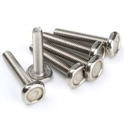 M4 M5 M6 M8 SS304 Machine Stainless Steel Square Screw