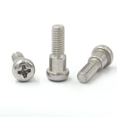 Customized M2 M3 Shoulder Screw Stainless Steel Pan Head Step Screws