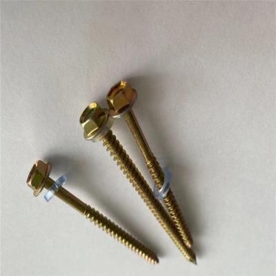 Zinc Coloured Diamond Dovetail Coloured Tile Flange Diamond Plated Self Tapping Nails