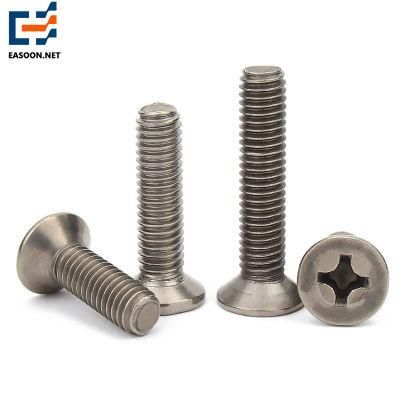 Gr5 Titanium Products Fasteners Flat Head Bolt with Phillips