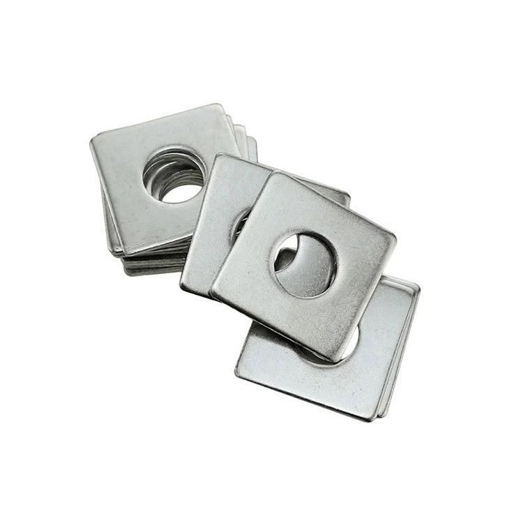 Stainless Steel SS304 or SS316 A2 or A4 DIN436 Square Washer