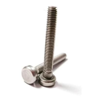 Stainless Steel Cap Head Step Shoulder Machine Screws with Straight Knurled