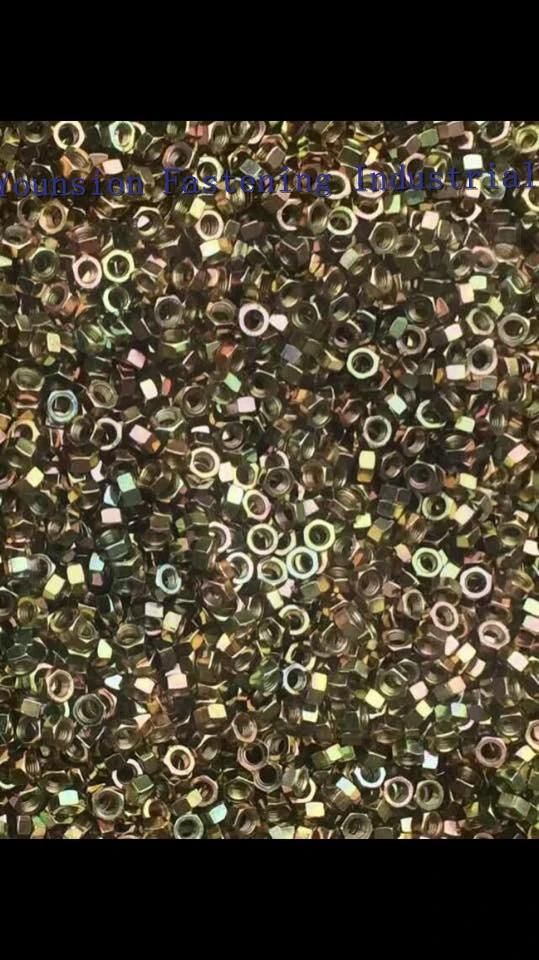 Black Oxide DIN934 GB6170 A194 2h Carbon Steel Hex Nut