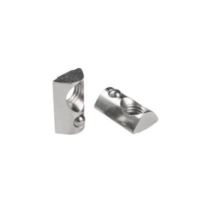 Msr M5-#B Slide-in Economy T-Nuts in Steel Material Silver White for Aluminum Profile 20 Series Slot 6