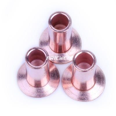 Fricwel Auto Parts Steel Rivet Flat Head Rivet Semi-Tubular with Copper Plating Dt-Bb