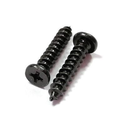 M1 M1.2 M1.4 M1.5 M1.6 M1.7 M2 Galvanized Black Pancake Head Phillips Self Tapping Screws