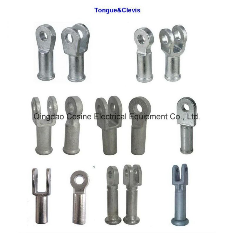 300kn Forged Tongue Clevis for Polymer Insulator