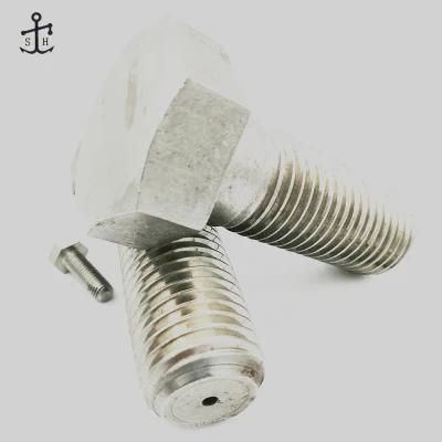Ss Stainless Steel SUS304 DIN 931 Hexagon Head Bolts Metric Thread M 68 to M 160 X 6 Made in China