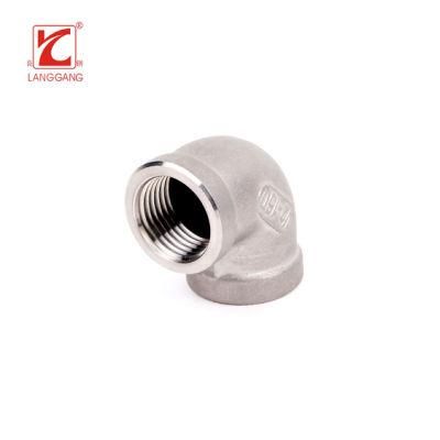 90 Degree Female Thread Elbow Stainless Steel Joint Pipe Fitting