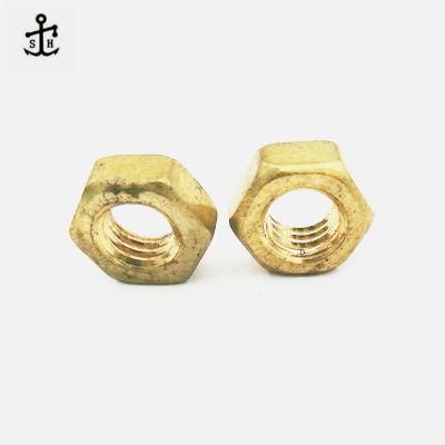 American System Ansiasme B 18.2.4.5m Metric Copper Hex Thin Nuts Made in China M5-M36