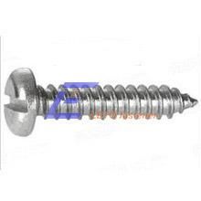 Slotted Pan Head Tapping Screw-Carbon Steel Plain